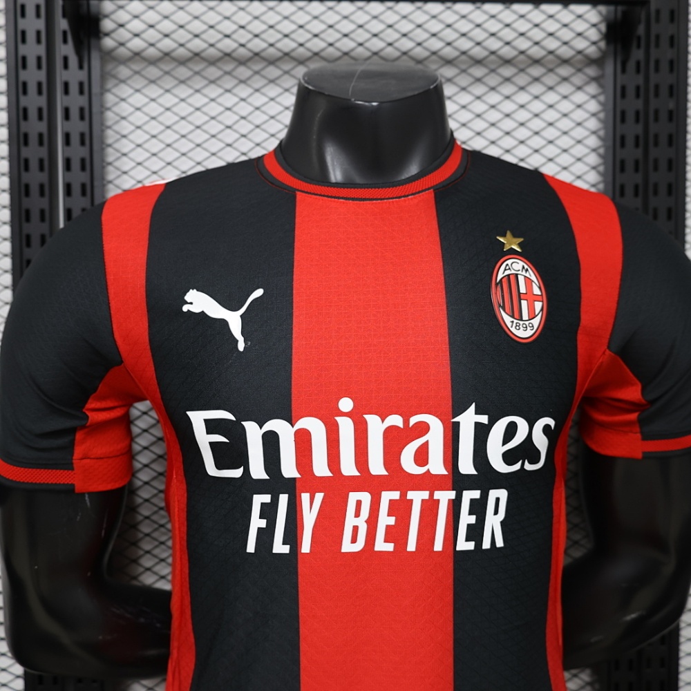 26-27 AC Milan Home  Soccer Jersey Red