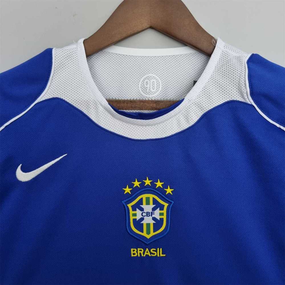 2004 Brazil World Cup Away Retro Soccer Jersey