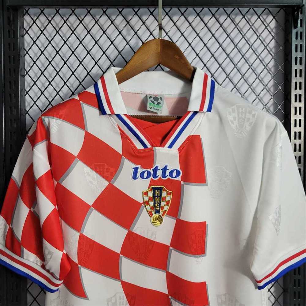1998 Croatia World Cup Home Retro Jersey