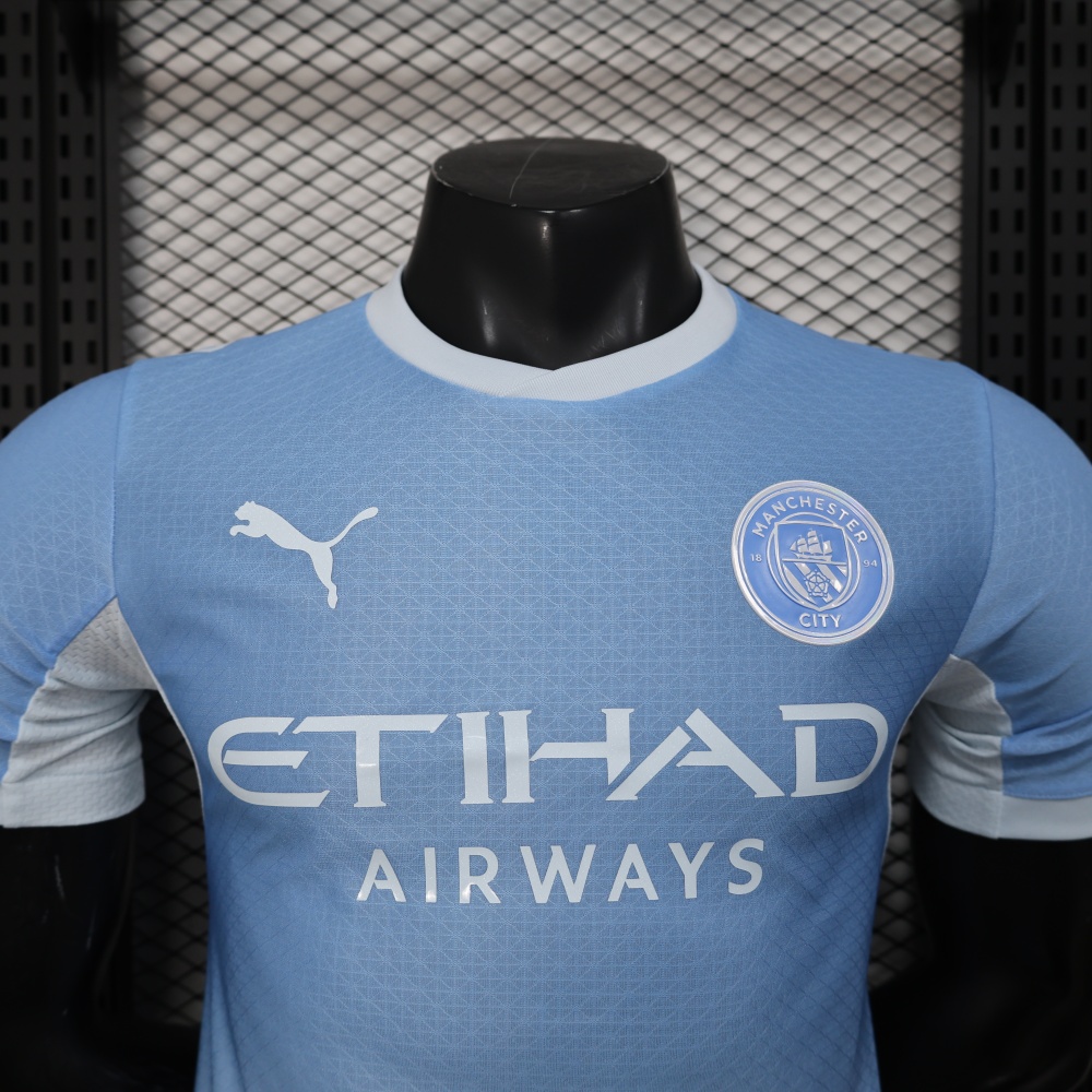 26-27 Manchester City Home Soccer Jersey Player Version