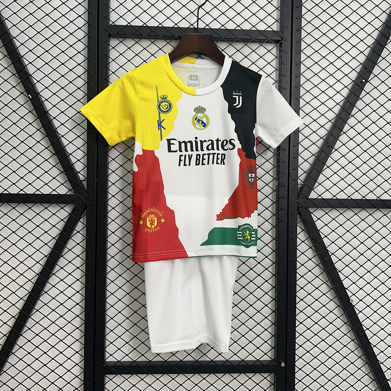 Cristiano Ronaldo Commemorative Edition Kids Kit Jersey+Shorts