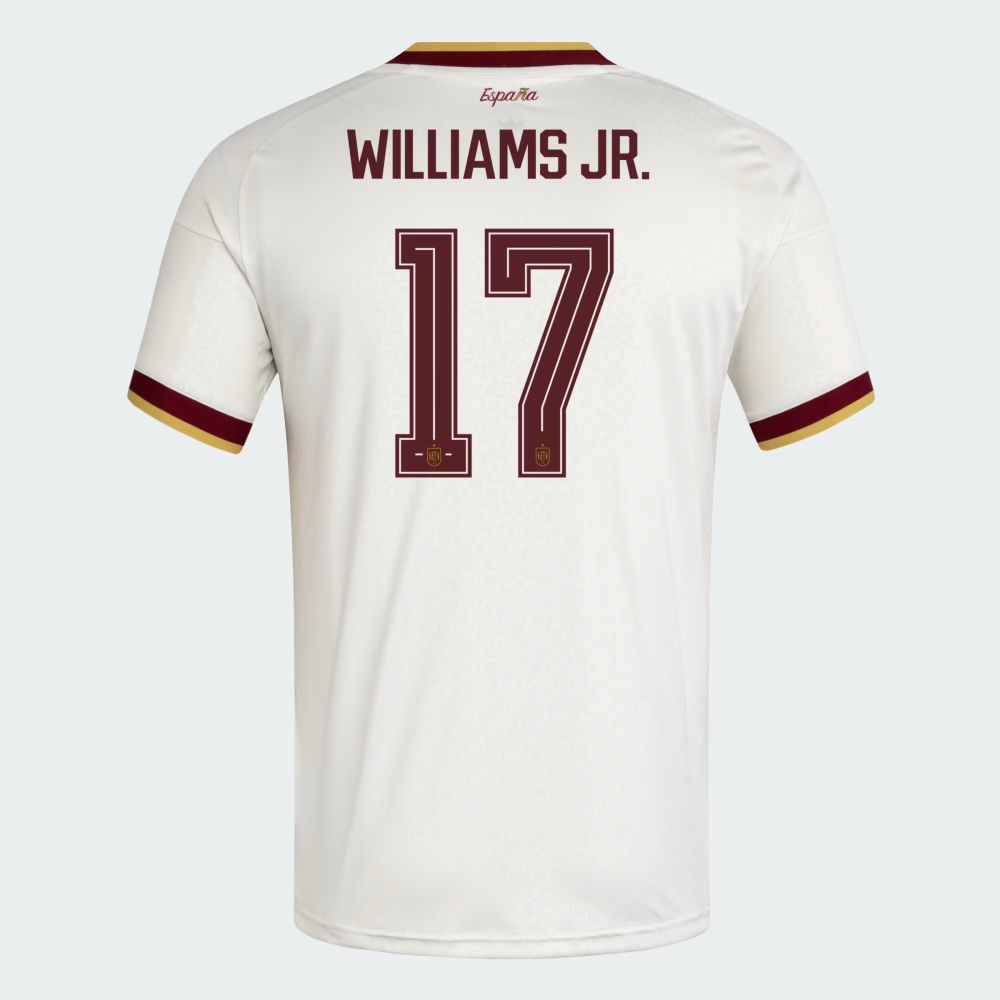 Spain 26 Away Williams Jersey