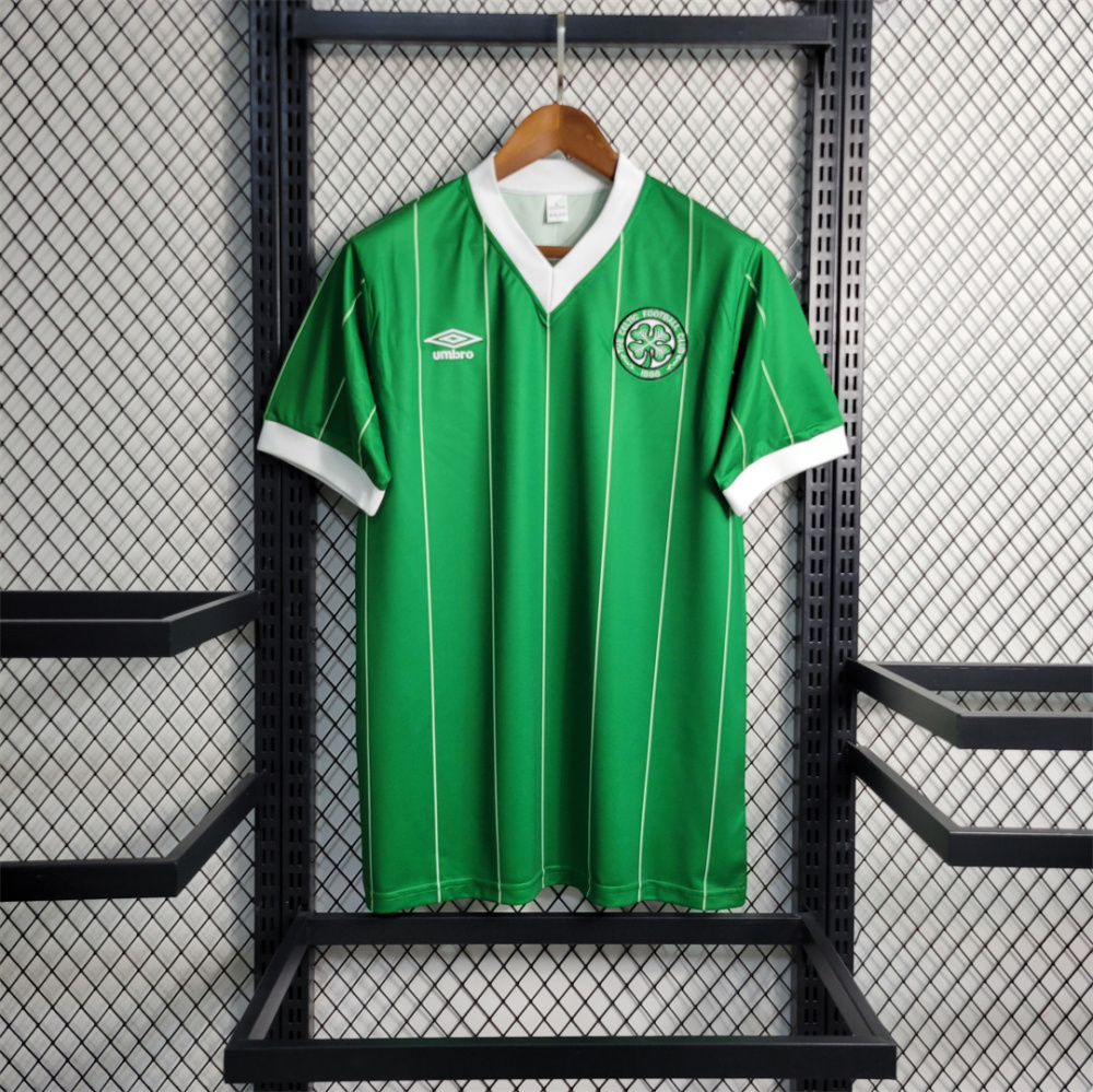 1984/86 Celtic Home Soccer Jersey Retro Version