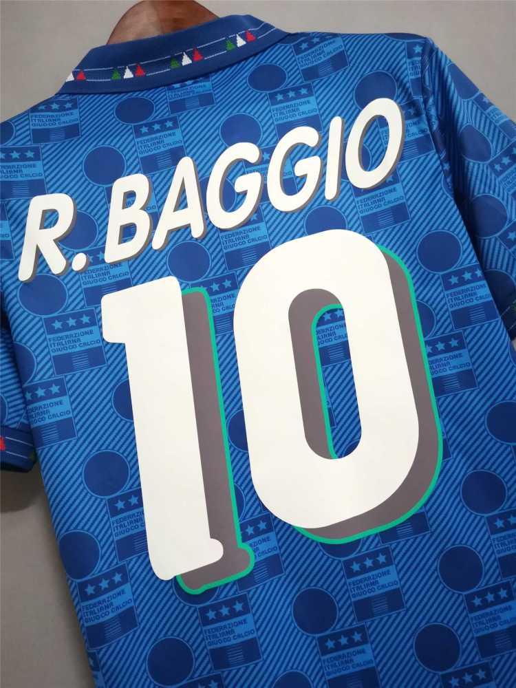 1994 Italy Home World Cup Retro Jersey