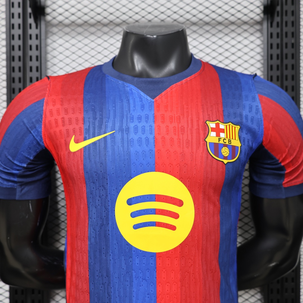 26-27 Barcelona Home Player Version Soccer Jersey