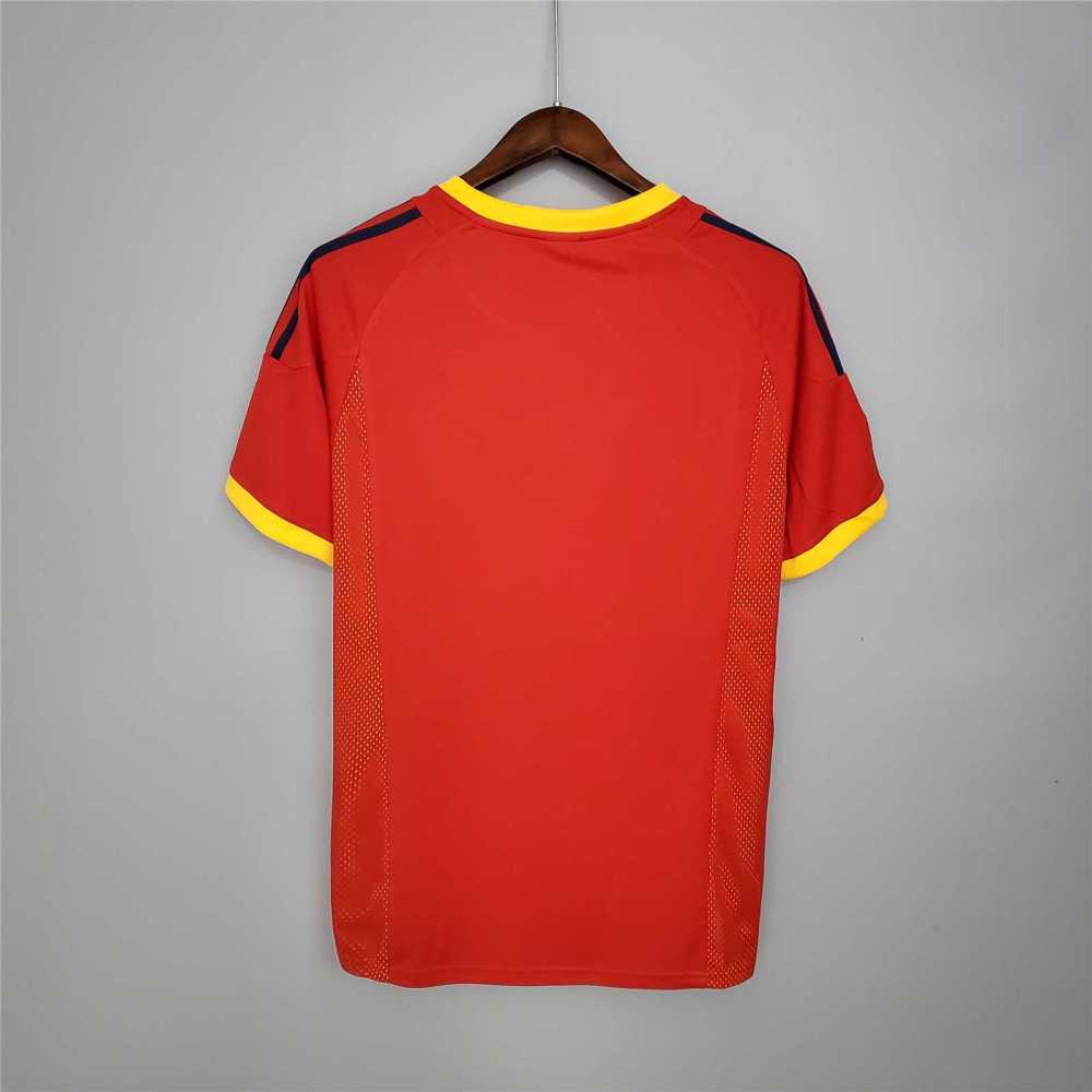 2002 Spain Home World Cup Retro Jersey