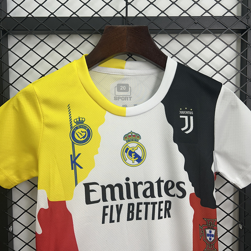 Cristiano Ronaldo Commemorative Edition Kids Kit Jersey+Shorts
