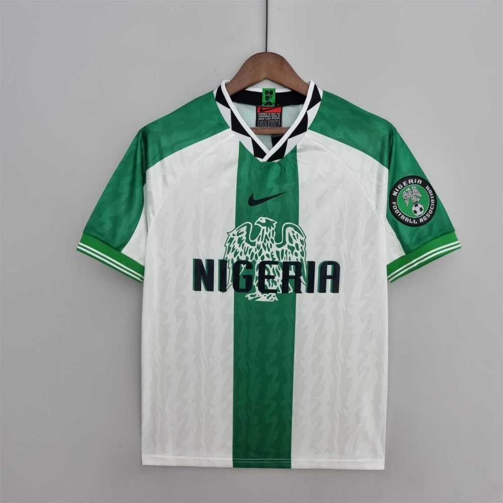 1996 Nigeria Away Soccer Retro Jersey