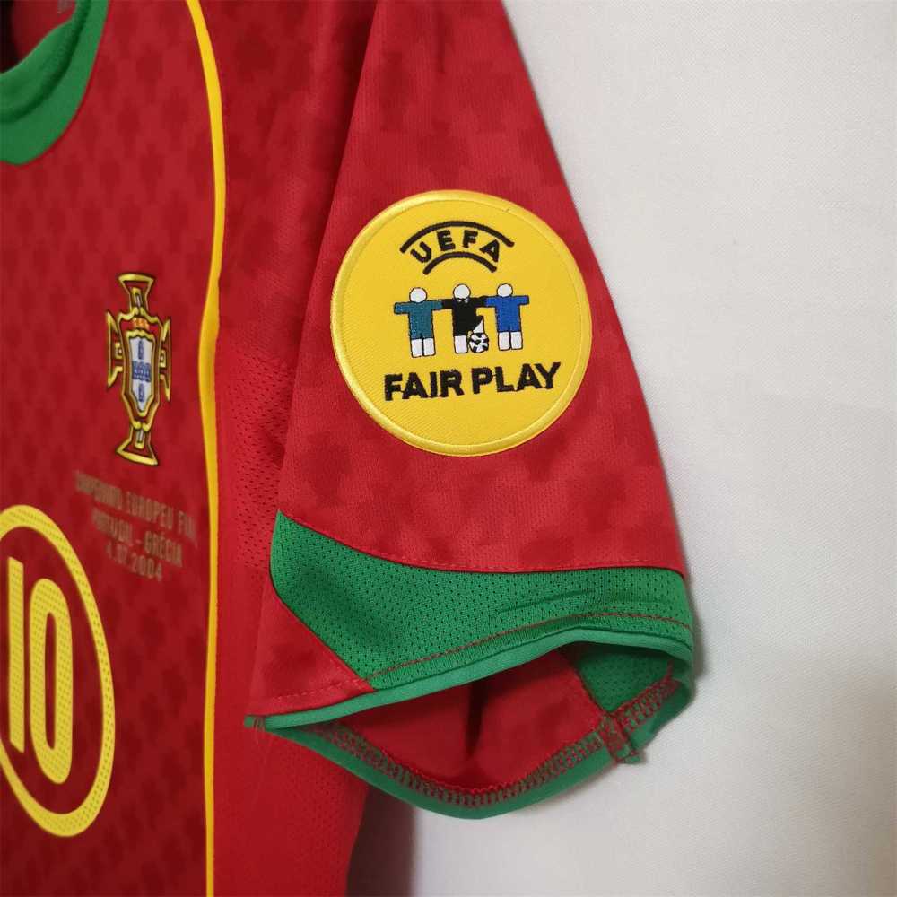 2004 Portugal  Euro Cup Home Retro Jersey