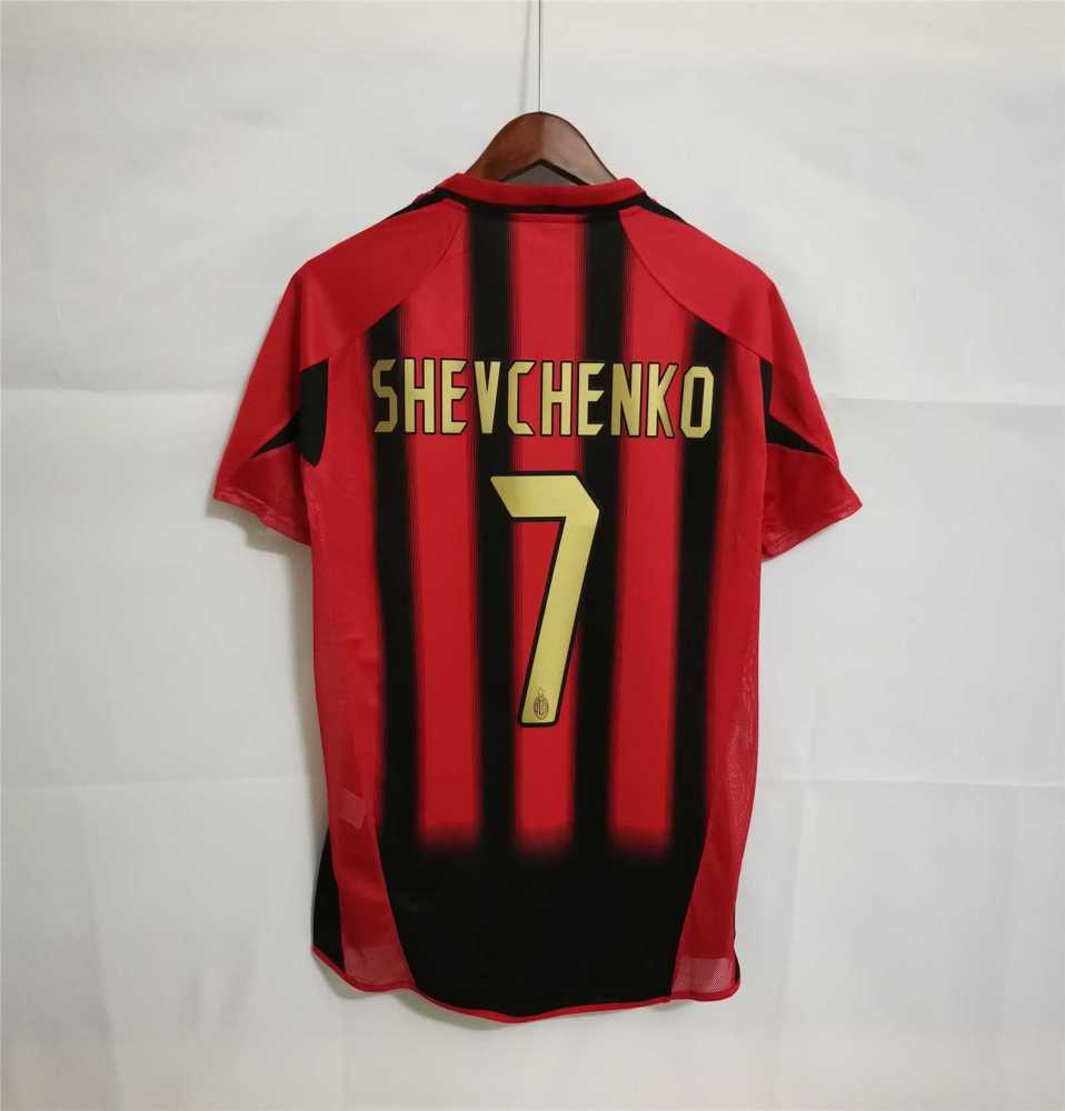 04-05 AC Milan  Retro Jersey Home