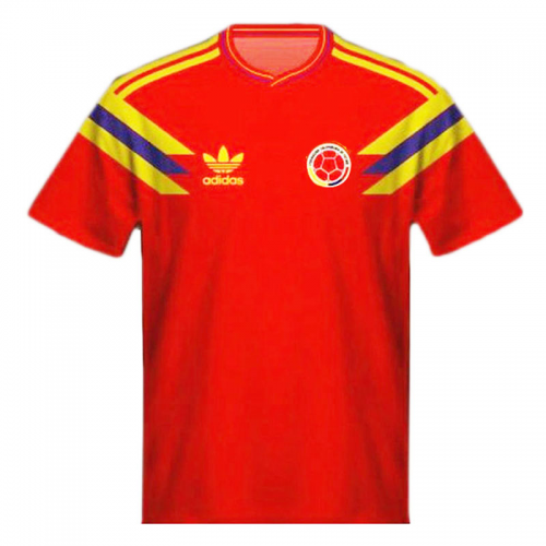 1990 Colombia Away Retro Jersey