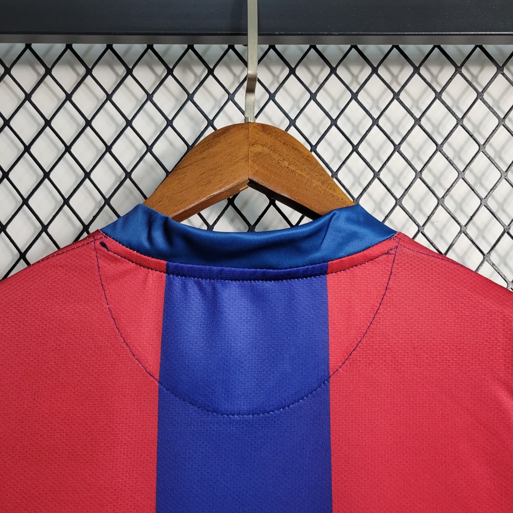 07-08 Barcelona Home Retro Jersey 50-Years Anniversary