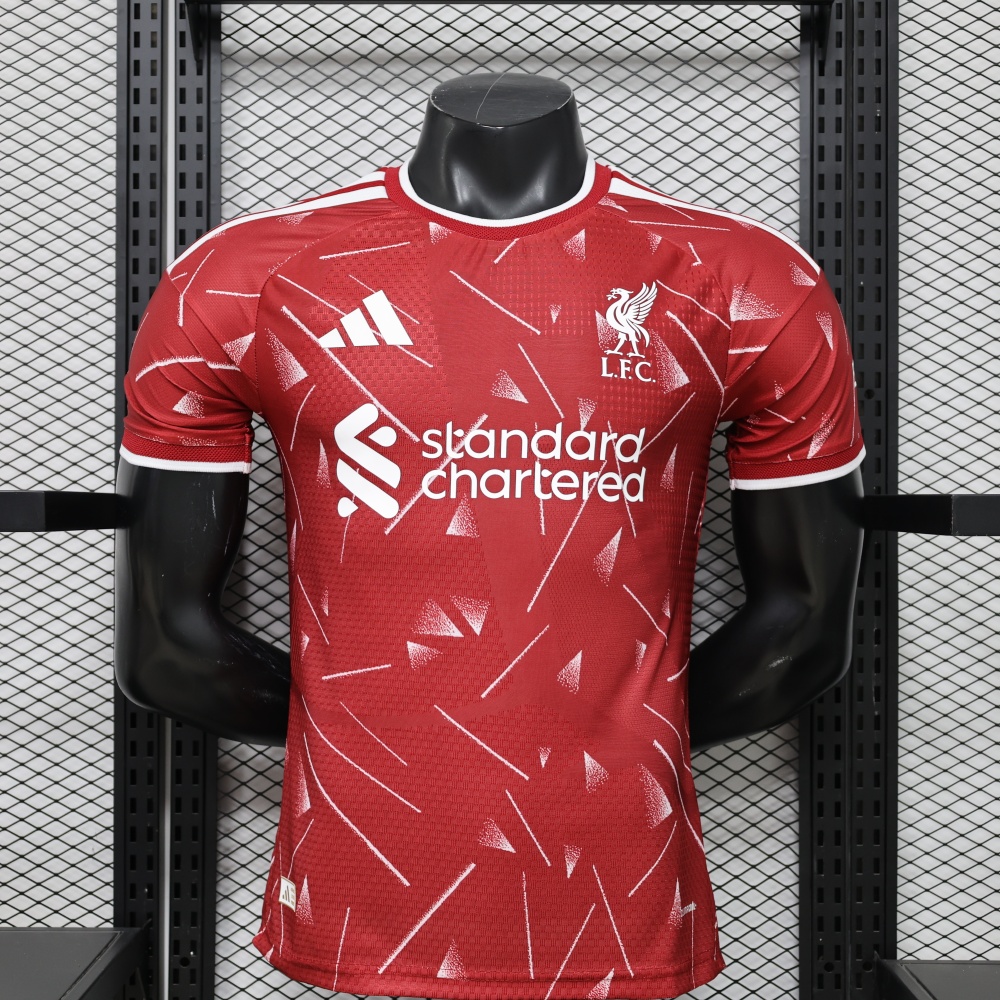26-27 Liverpool Home Soccer Jersey Player Version