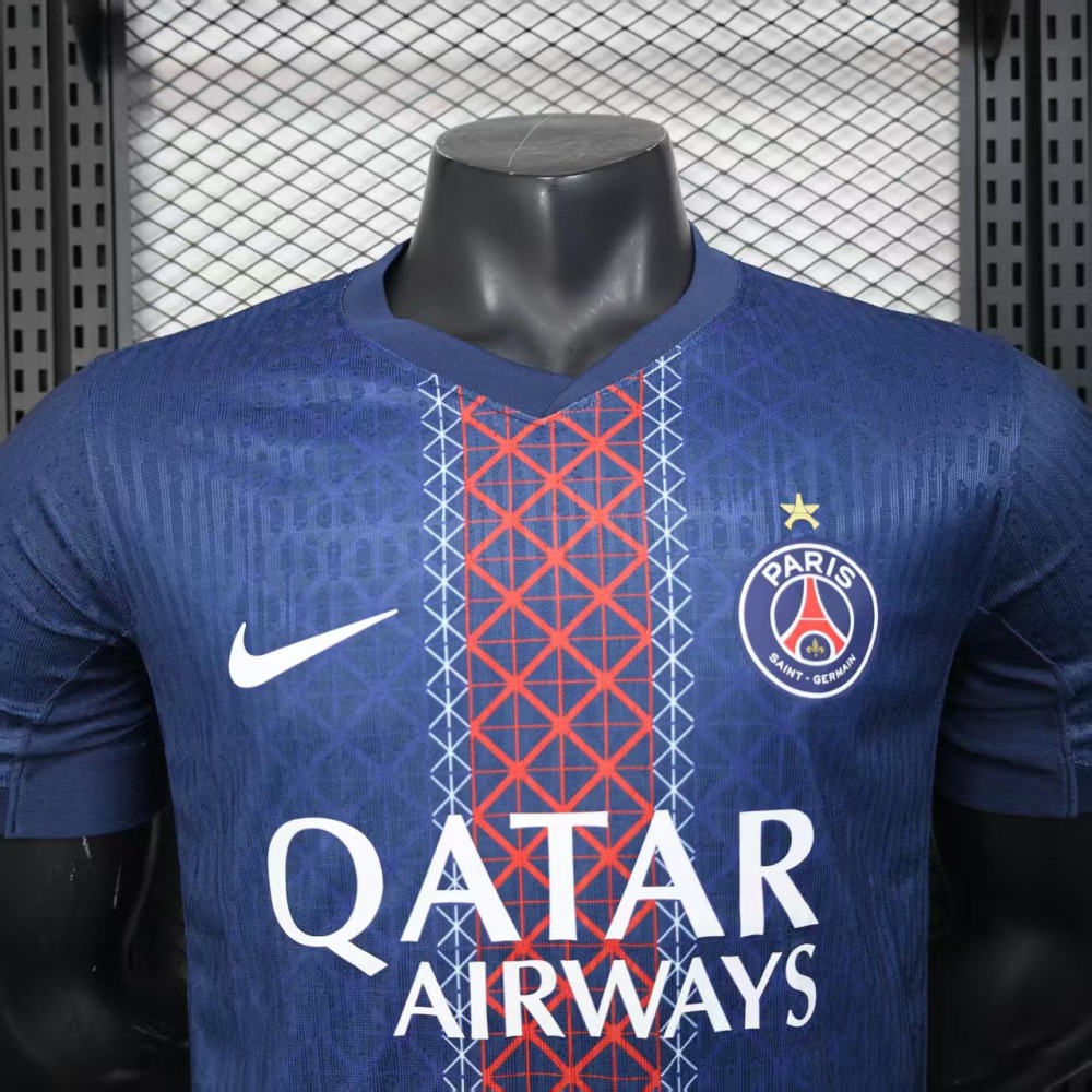 25-26 Paris Saint-Germain Home Soccer Jersey with Star