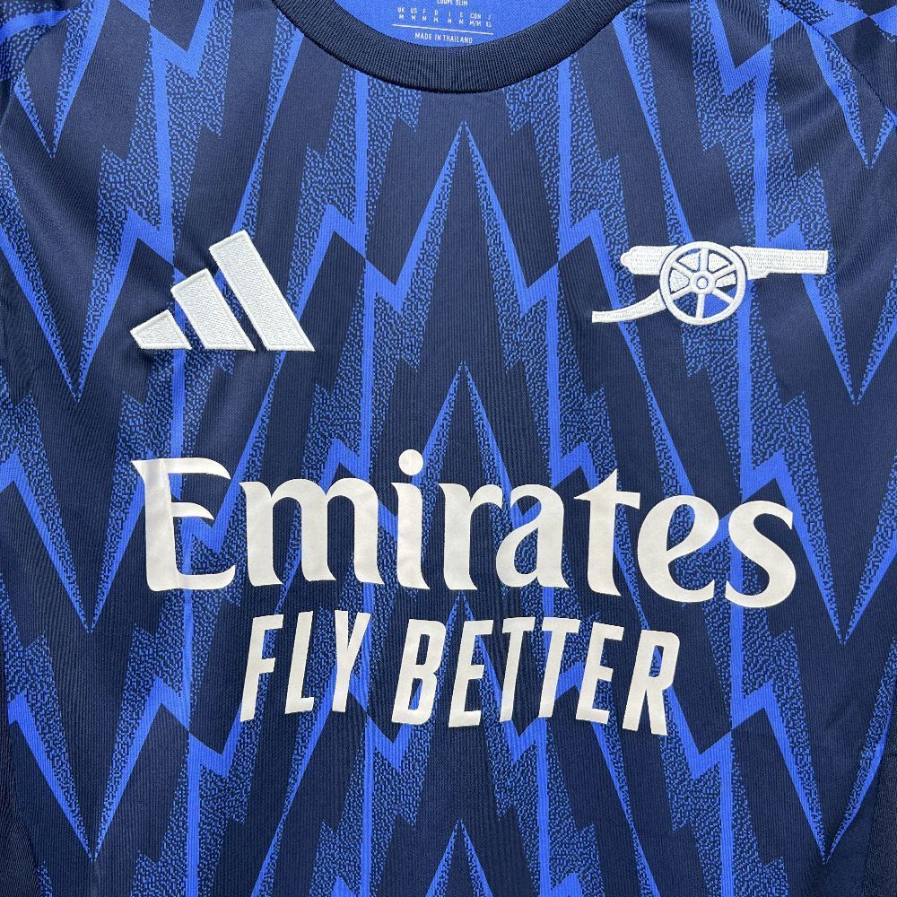 25-26 Arsenal Away Soccer Jersey Long Sleeve
