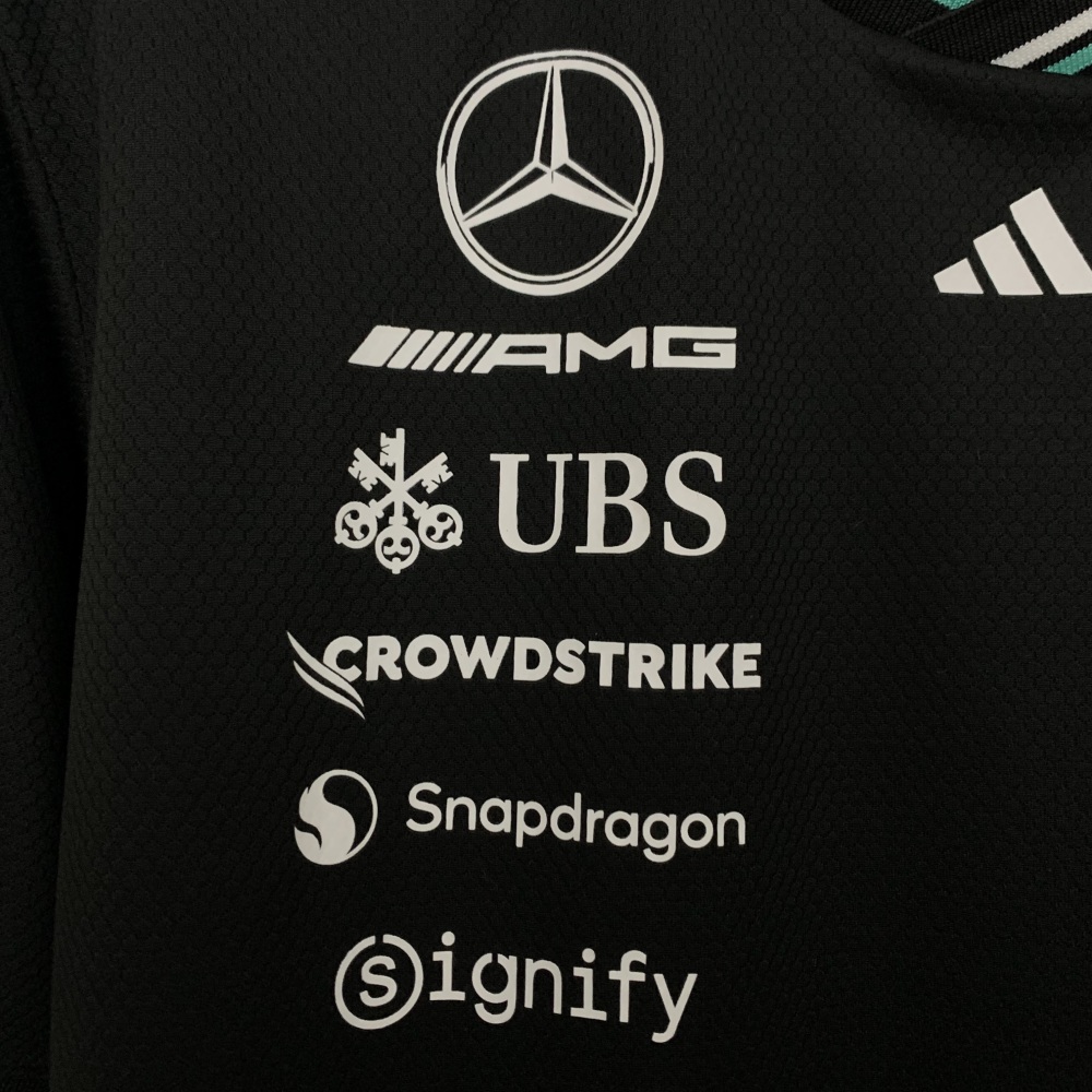 Mercedes AMG Petronas F1 Racing Team Black Driver T-Shirt 2025