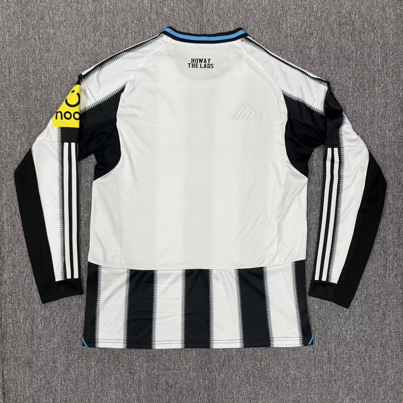 25-26 Newcastle United Home Soccer Jersey Long Sleeve