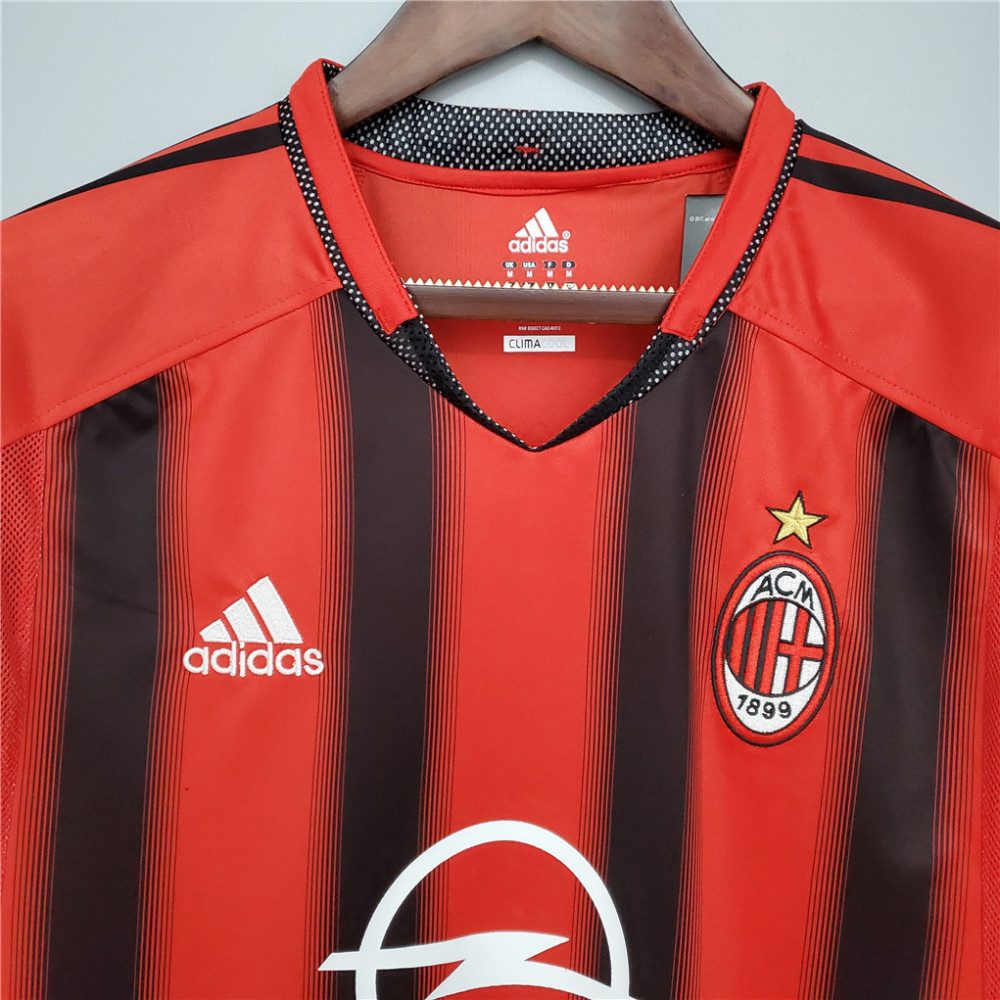 04-05 AC Milan  Retro Jersey Home