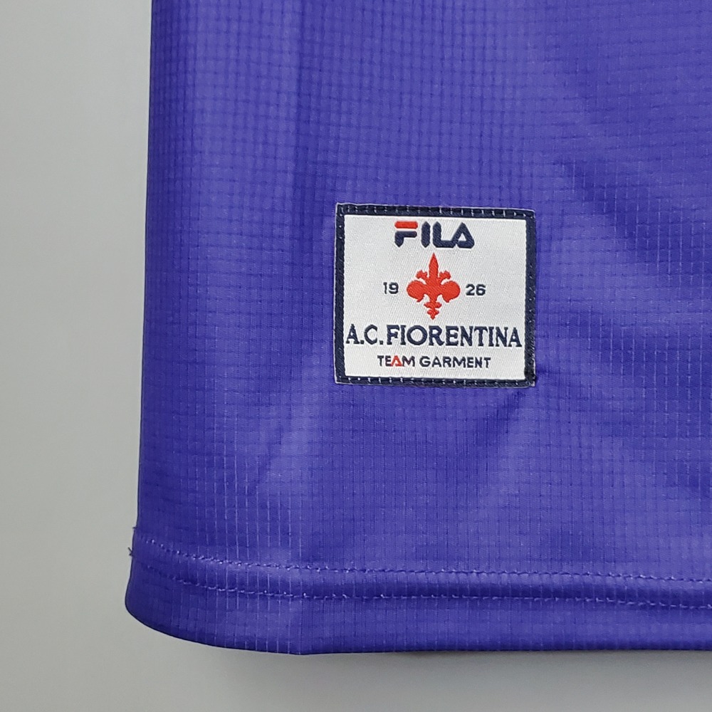 1998-1999 Fiorentina Soccer Home Jersey Retro Version