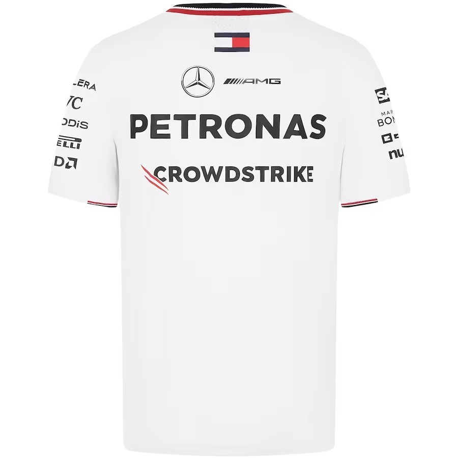 Mercedes AMG Petronas F1 Team Driver T-Shirt - White 2024