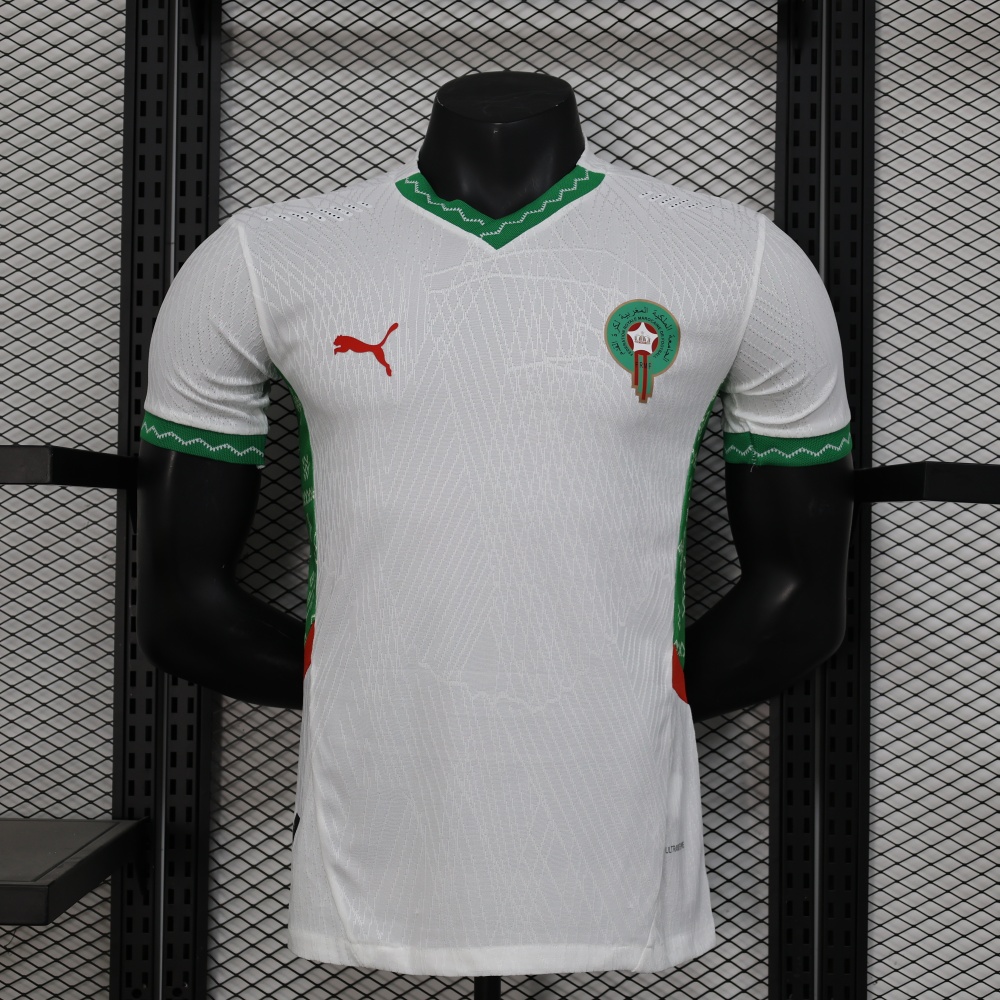25-26 Morocco Away Soccer Jersey Player Version