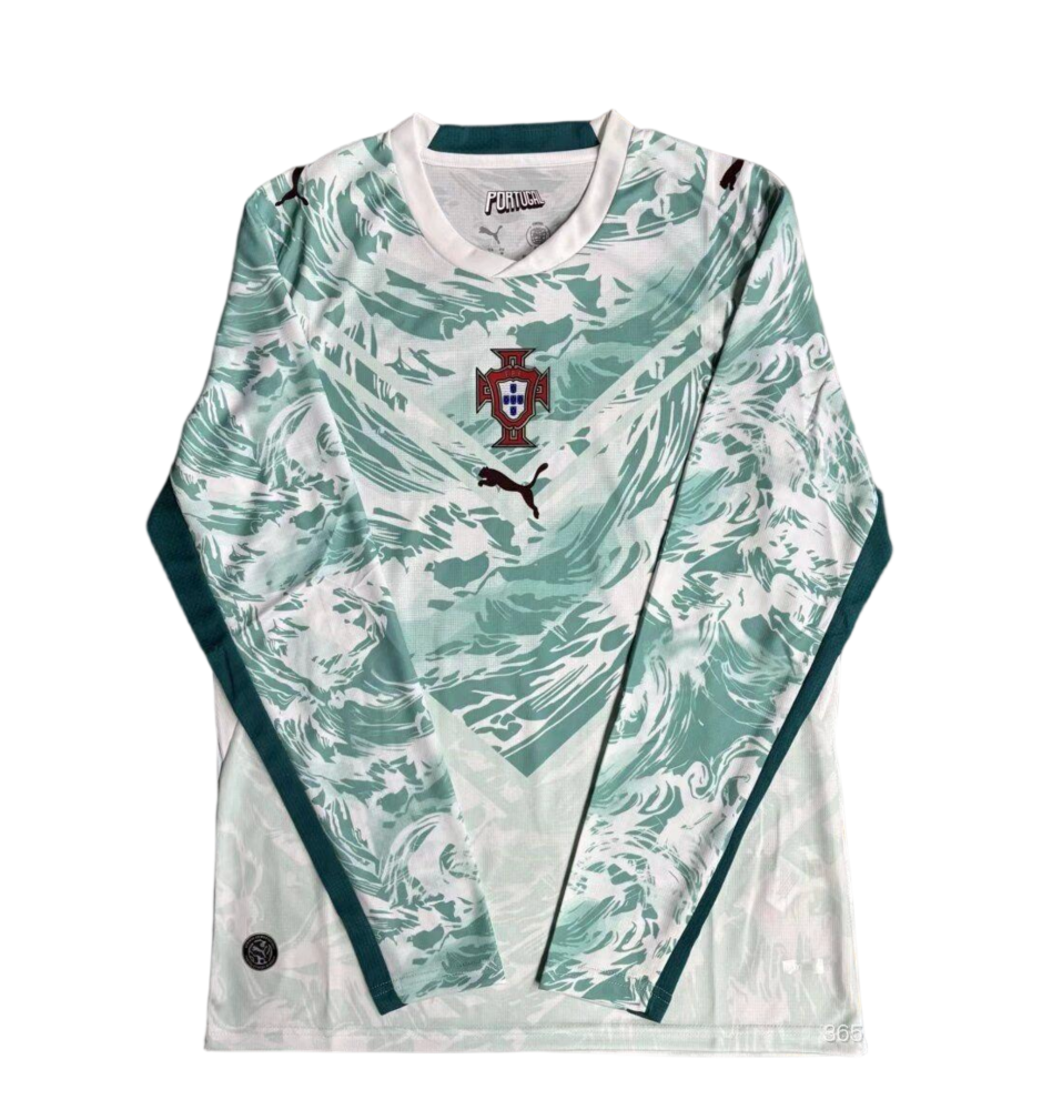 2026 Portugal  Away World Cup Soccer Jersey Long Sleeve