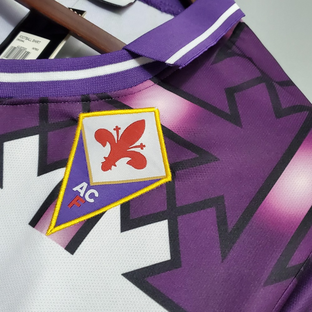 1992-1993 Fiorentina Soccer Away Jersey Retro Version