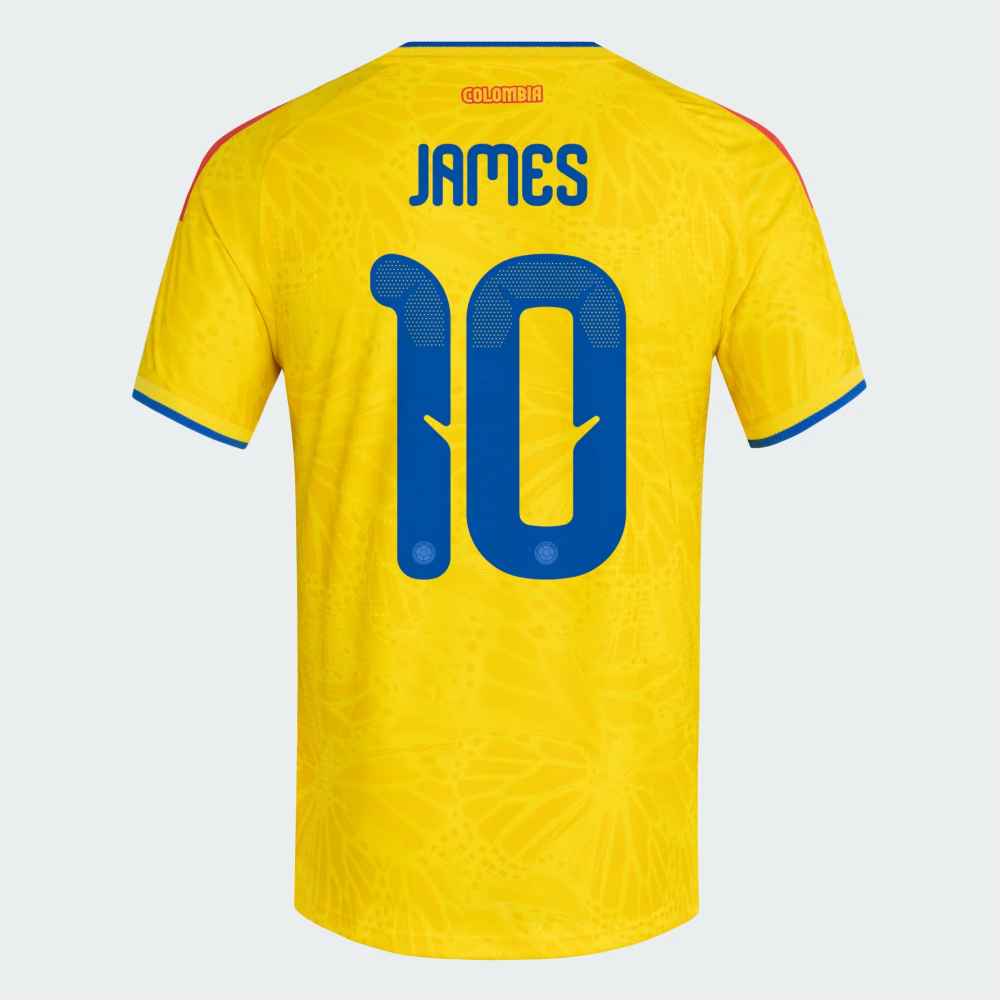 Colombia 26 Home James Authentic Jersey