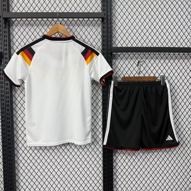 2026 Germany Home World Cup Soccer Kids Kit Jersey+Shorts