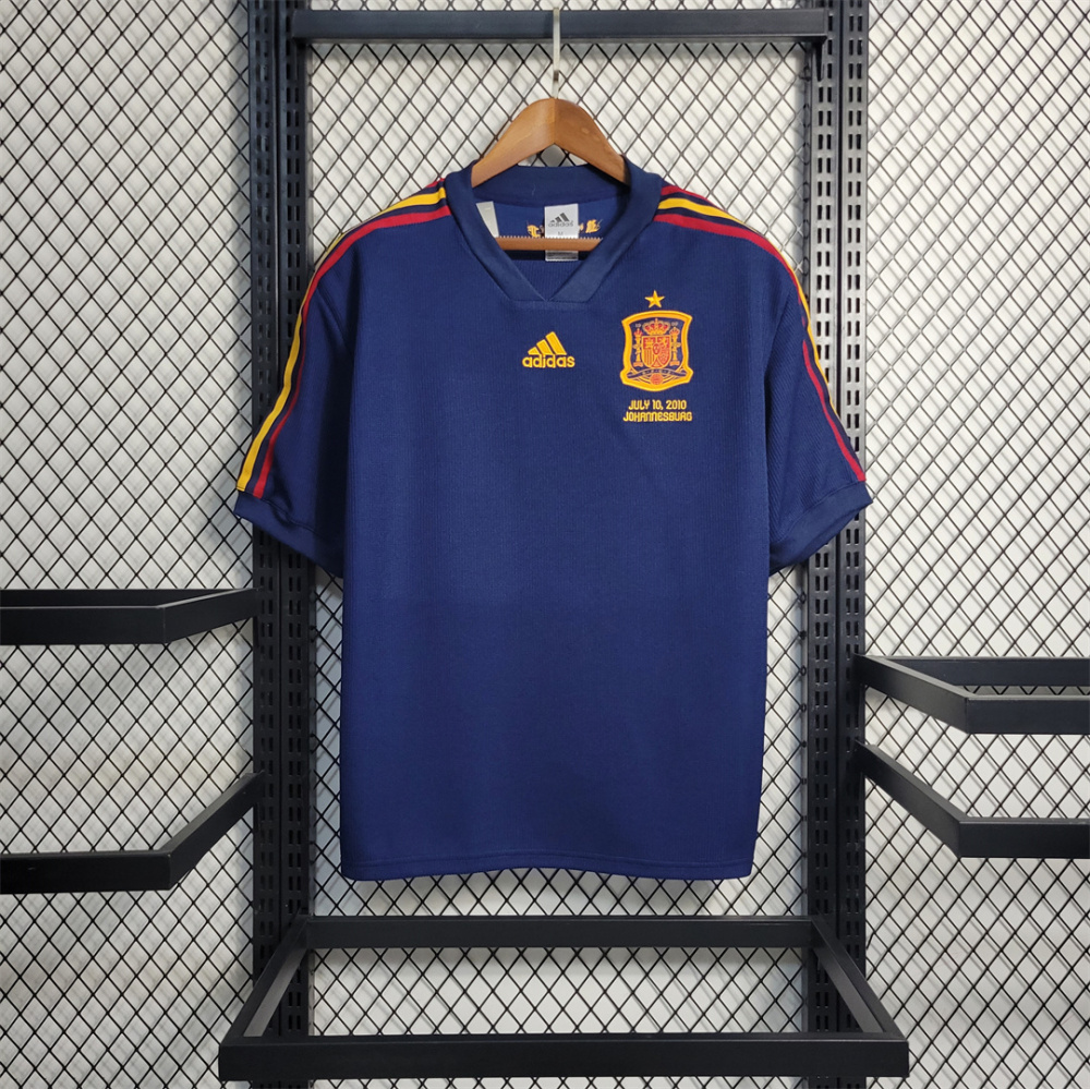 2010 Spain Away World Cup Final Retro Jersey