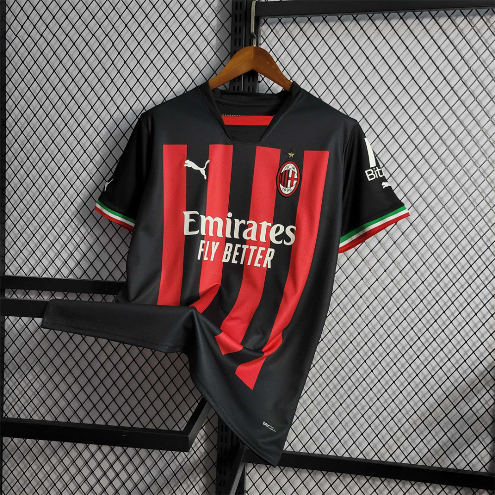 22-23 AC Milan Home Fan Version Jersey
