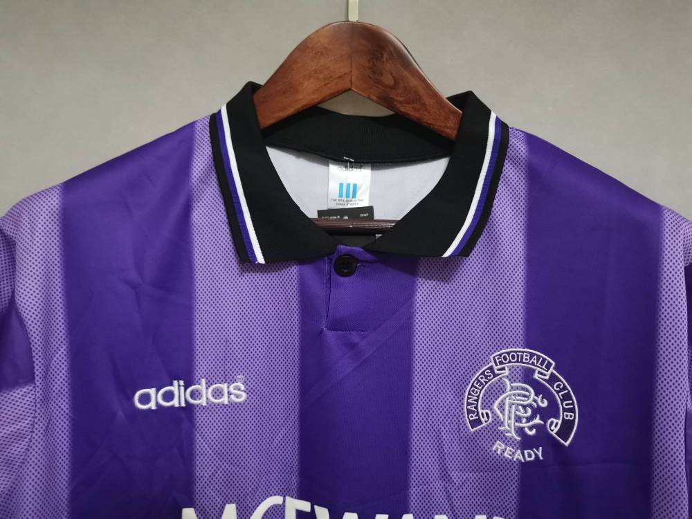 1994-95 Glasgow Rangers Away Soccer Retro Jersey