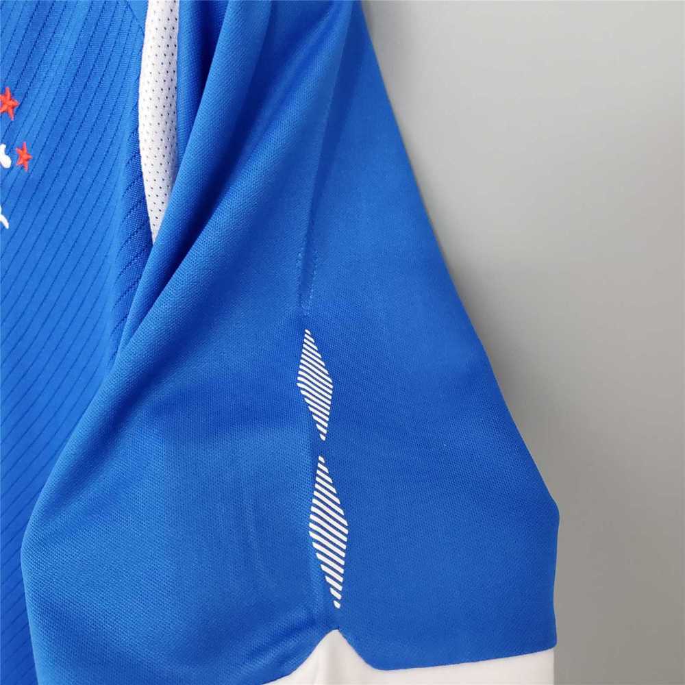 2008-09 Glasgow Rangers Home Soccer Retro Jersey
