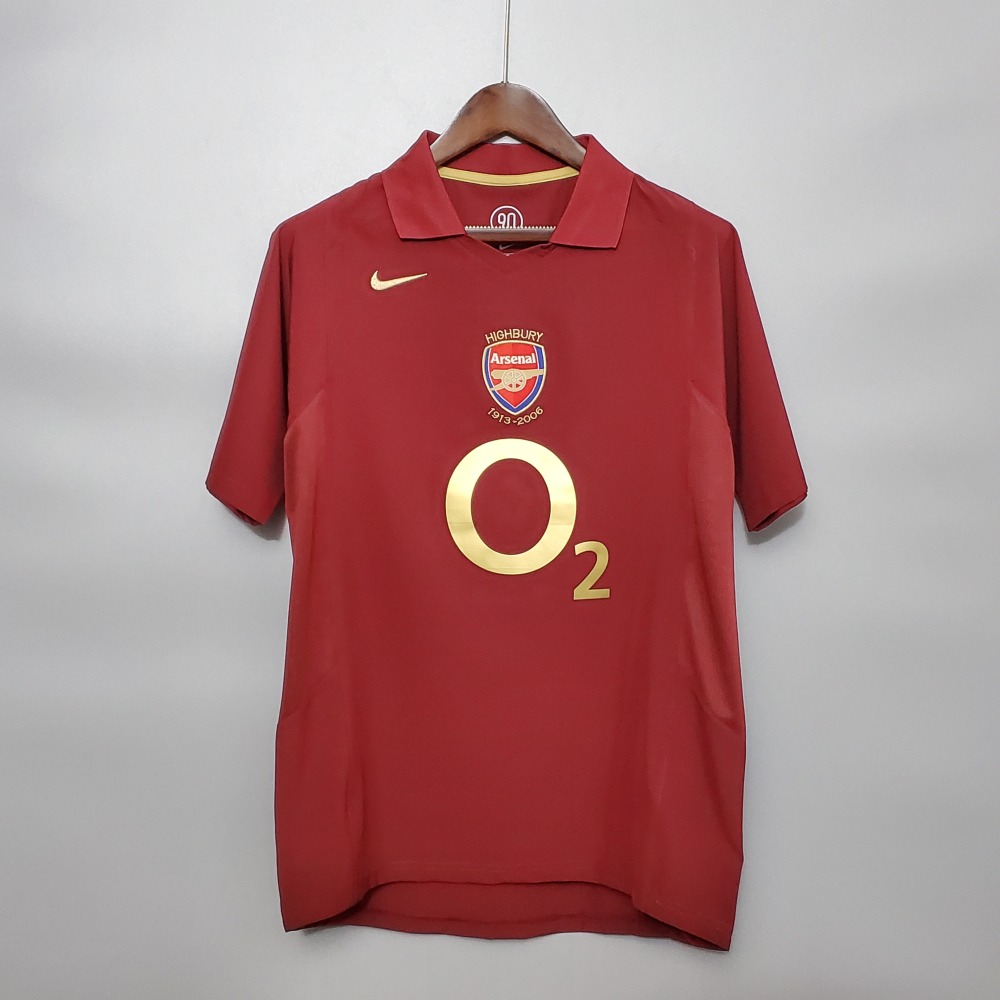 2005-2006 Arsenal Home Retro Version Jersey