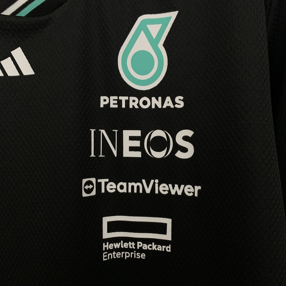 Mercedes AMG Petronas F1 Racing Team Black Driver T-Shirt 2025