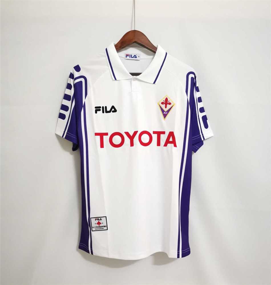 1999-2000 Fiorentina Soccer Away Jersey Retro Version