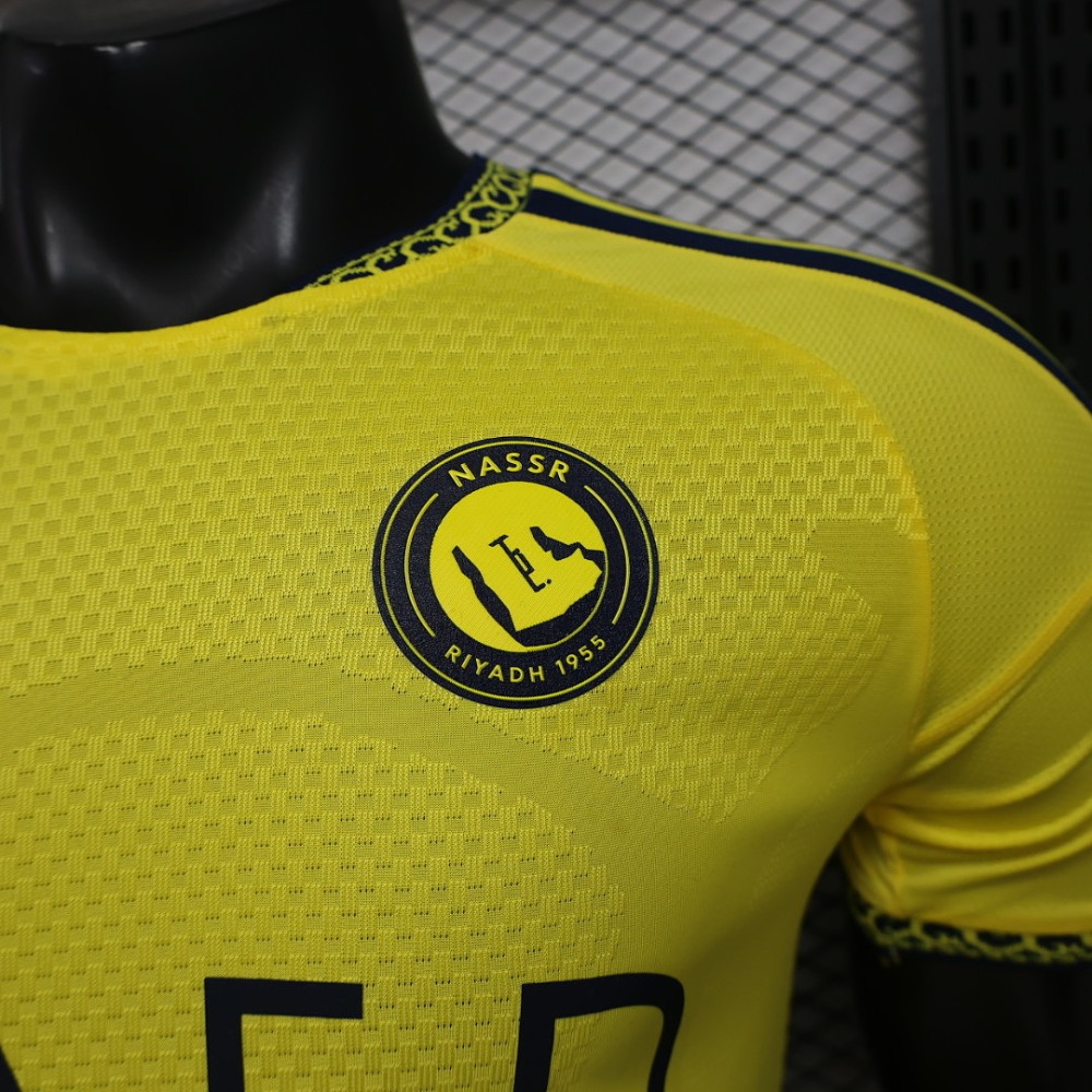 26-27 Al-Nassr Victory Home Soccer Jersey Player Version with Sponsor