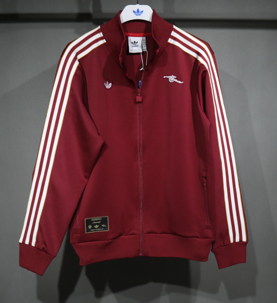 25-26 Arsenal Terrace Icons Track Training Tracksuit Kit(Jacket+Pants) Red