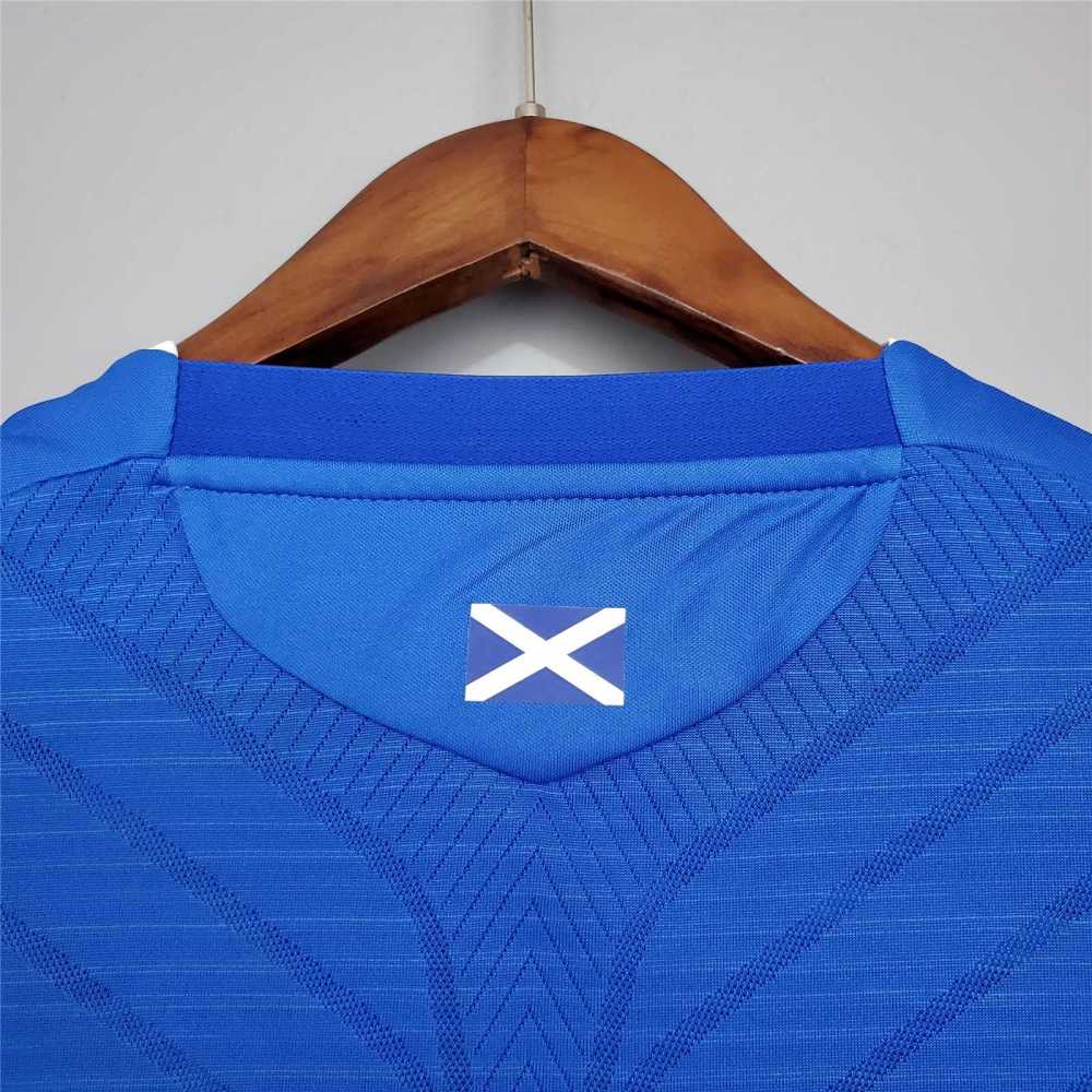 2008-09 Glasgow Rangers Home Soccer Retro Jersey