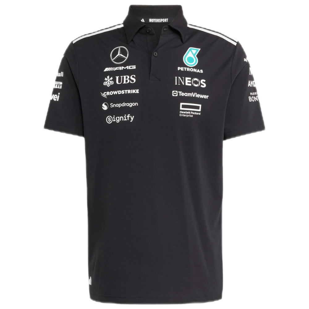 Mercedes AMG Petronas F1 Racing Team Black T-Shirt 2025