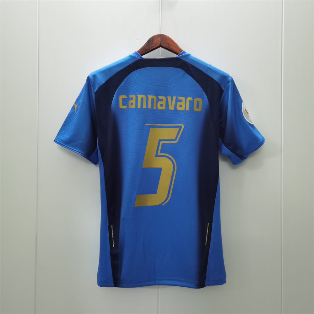 2006 Italy Home World Cup Retro Jersey