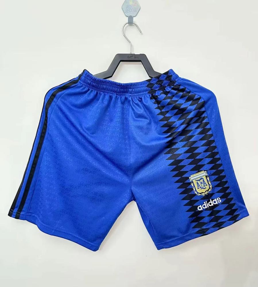 1994 Argentina Soccer Shorts Away Replica