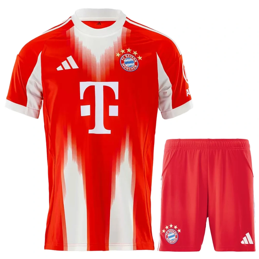 25-26 Bayern Munich Home Football Full Kit Jersey+Shorts+Socks