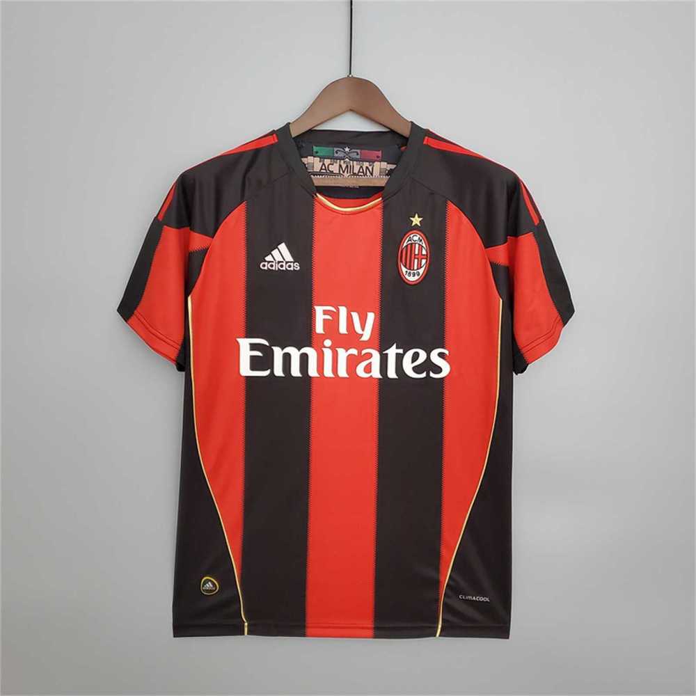 2010-11 AC Milan  Retro Jersey Home
