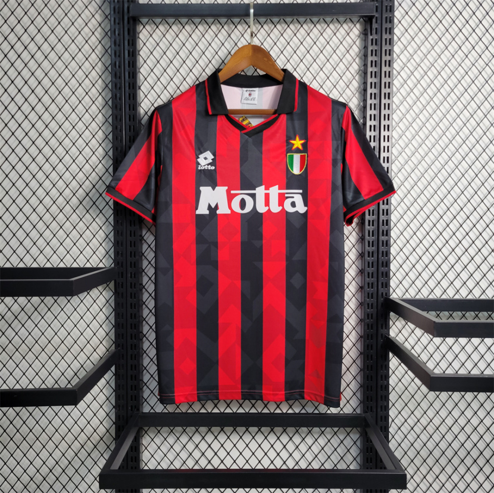 1993-94 AC Milan  Retro Jersey Home