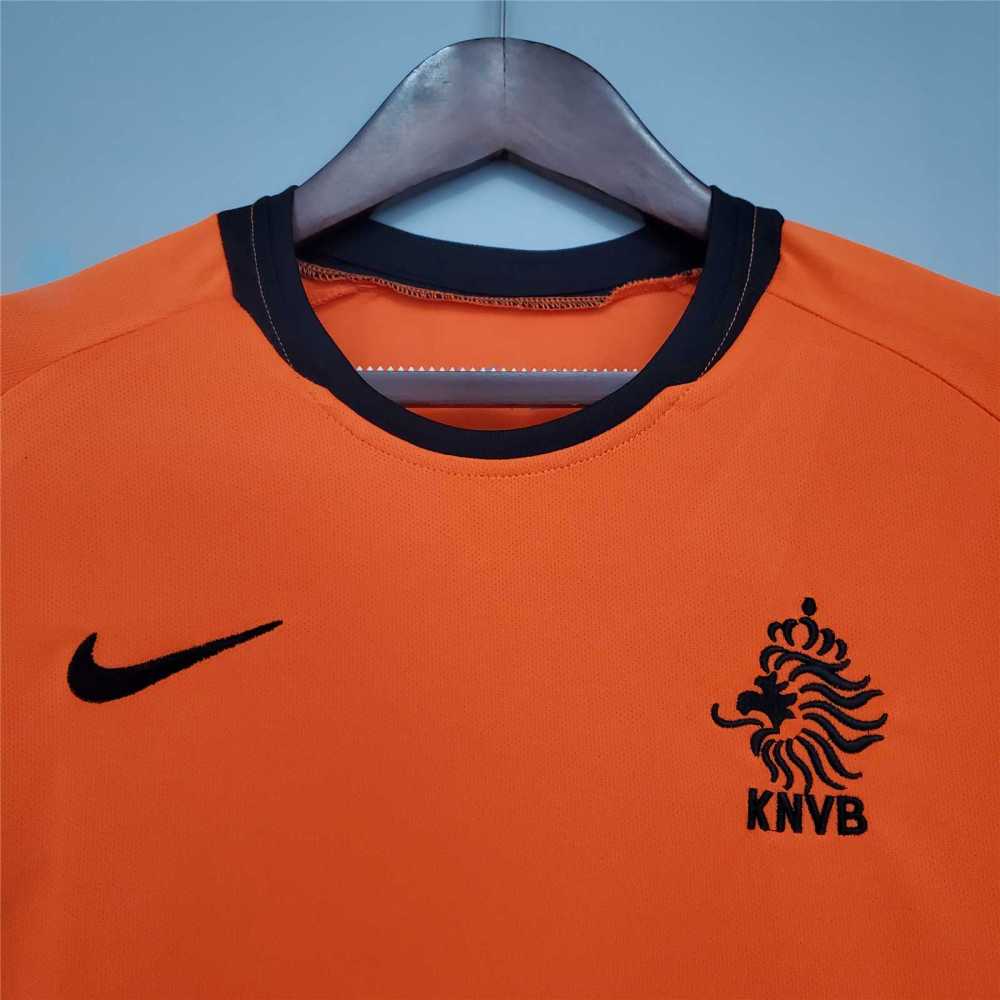 2002 Netherlands  Home Retro Jersey