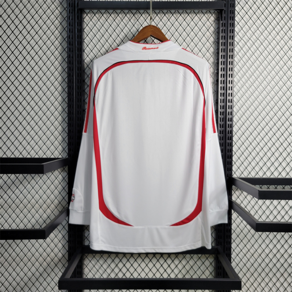06-07 AC Milan UCL Final Retro Jersey Away Long Sleeve