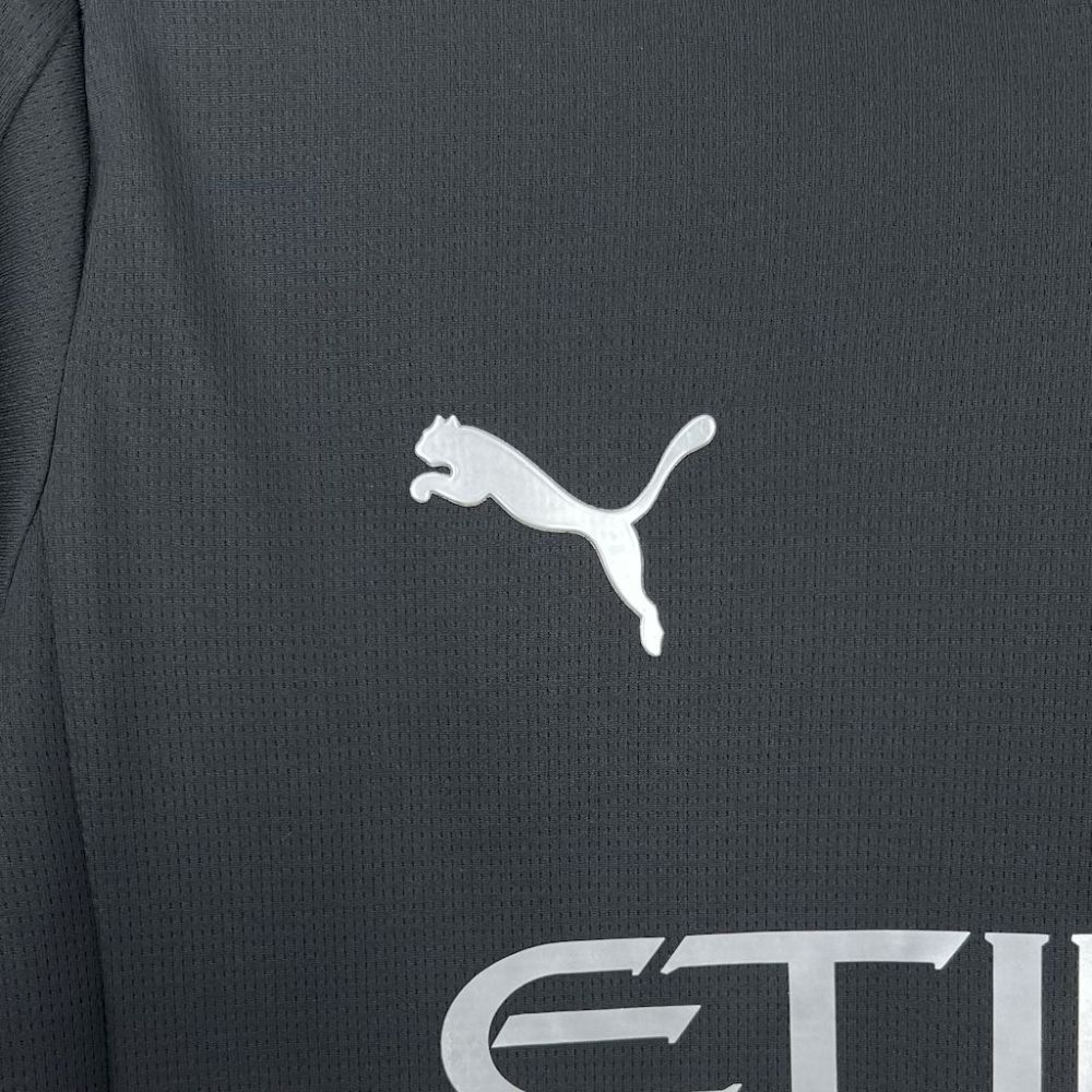 25-26 Manchester City Away Black Soccer Jersey