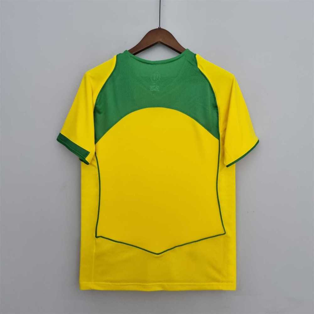 2004 Brazil World Cup Home Retro Jersey