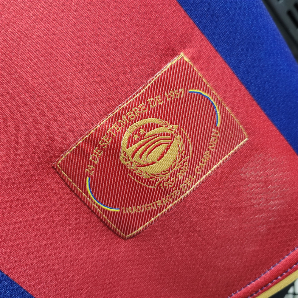 07-08 Barcelona Home Retro Jersey 50-Years Anniversary